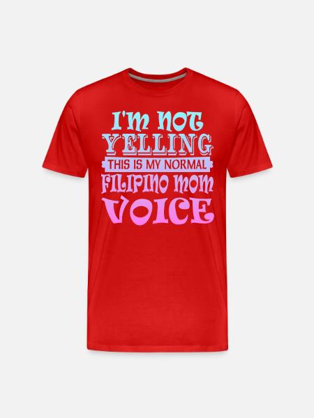 Mère philippine - T-shirt bio Premium Homme - rouge