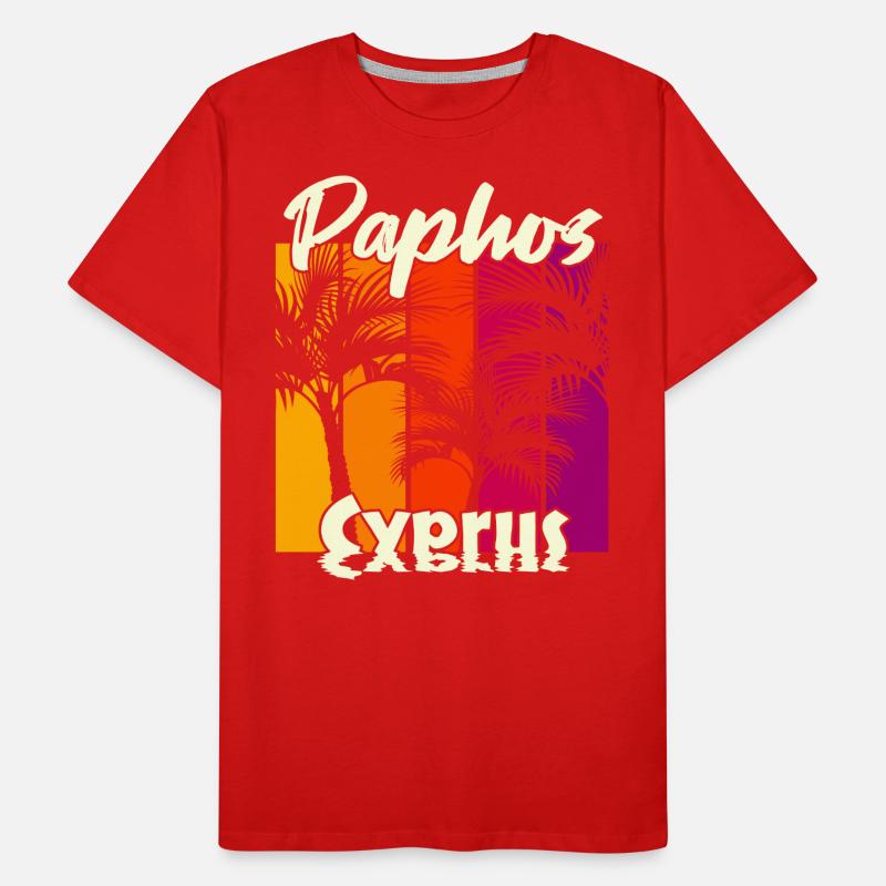 Paphos Chypre T-shirt bio Premium Homme