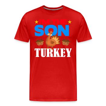 Je suis le fils de la Turquie - T-shirt bio Premium Homme - rouge - Devant - Damien (186cm)