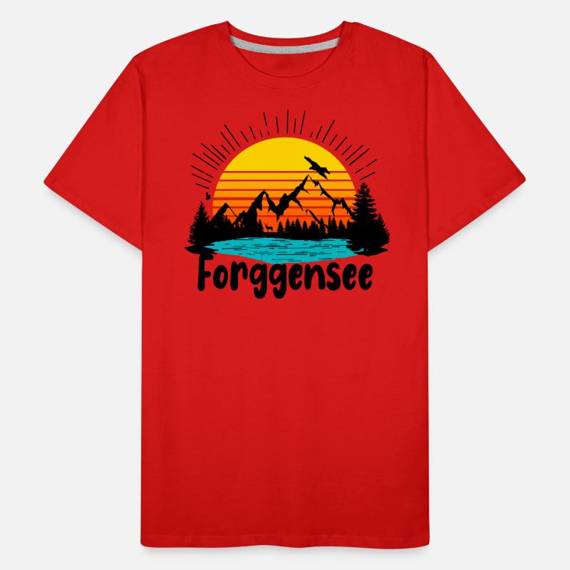Forggensee Männer Premium Bio T-Shirt