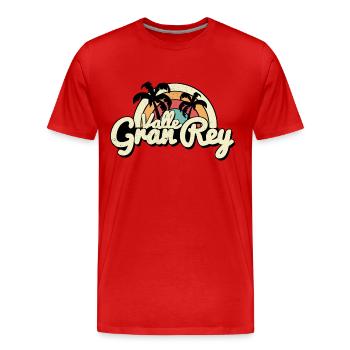 valle gran reyla Gomera - Männer Premium Bio T-Shirt - Rot - Vorne - Damien (186cm)
