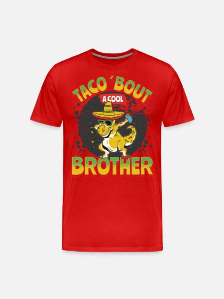 taco - Men's Premium Organic T-Shirt - red