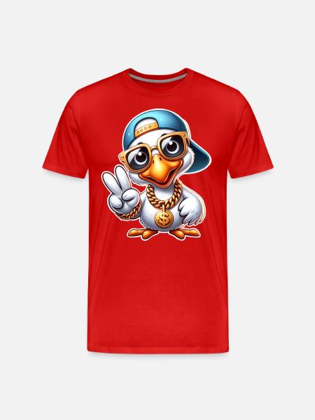 Dodo Cool Peace - T-shirt bio Premium Homme - rouge