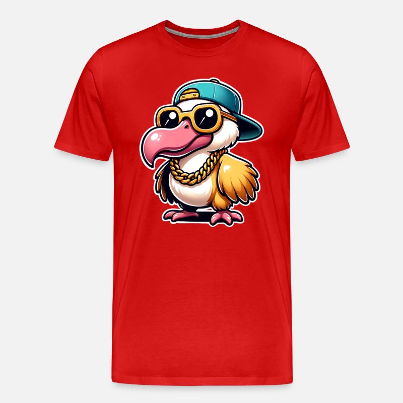 Dodo - Männer Premium Bio T-Shirt - Rot