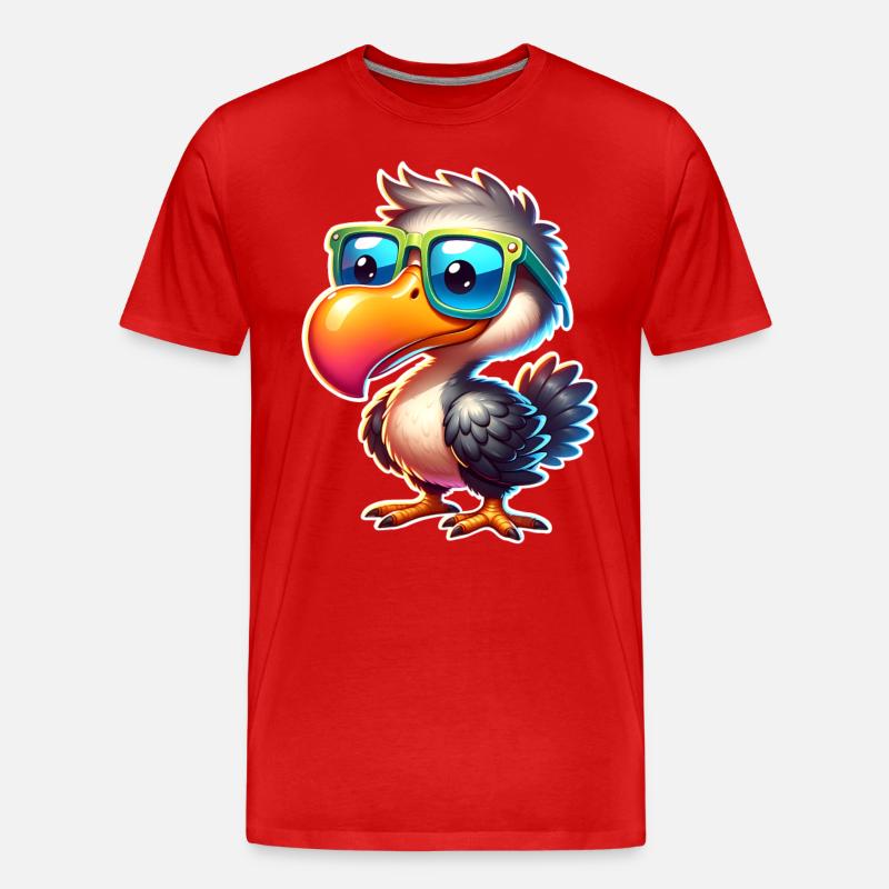 Dodo - Männer Premium Bio T-Shirt - Rot