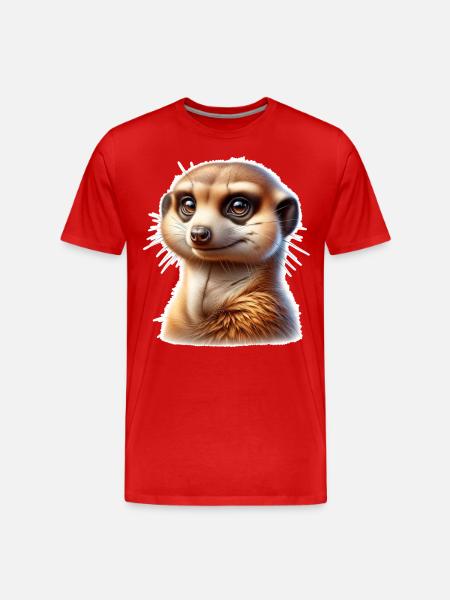 Suricate - T-shirt bio Premium Homme - rouge