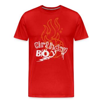 Basketball Basketball Basketball Joueur Anniversaire - T-shirt bio Premium Homme - rouge - Devant - Damien (186cm)