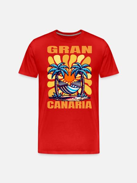Gran Canaria - Men's Premium Organic T-Shirt - red