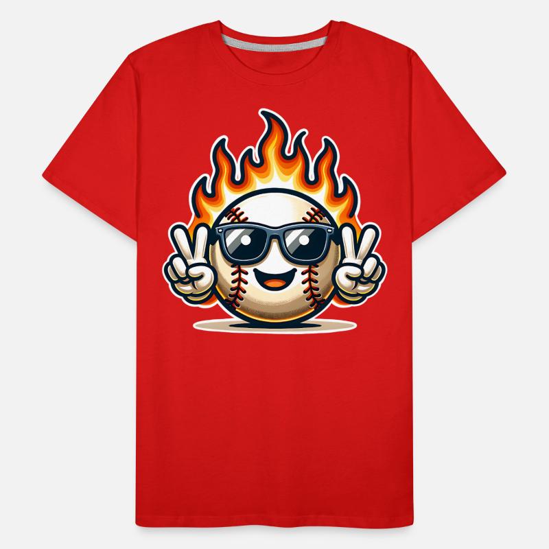 Base-ball T-shirt bio Premium Homme