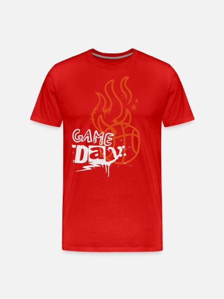 Basket-ball Joueurs de basket-ball - T-shirt bio Premium Homme - rouge