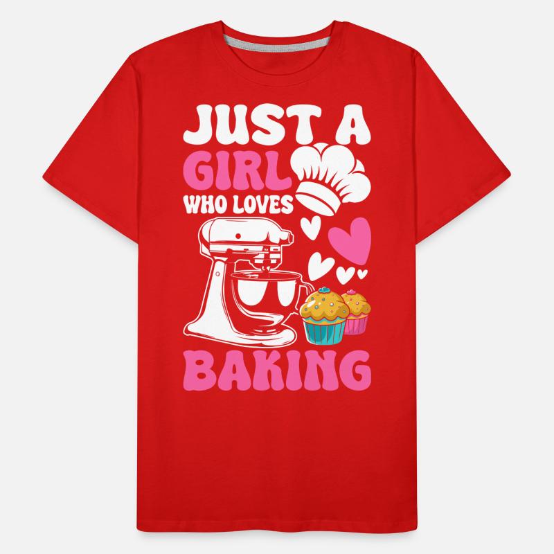 Baking Baker Bakery Men's Premium Organic T-Shirt
