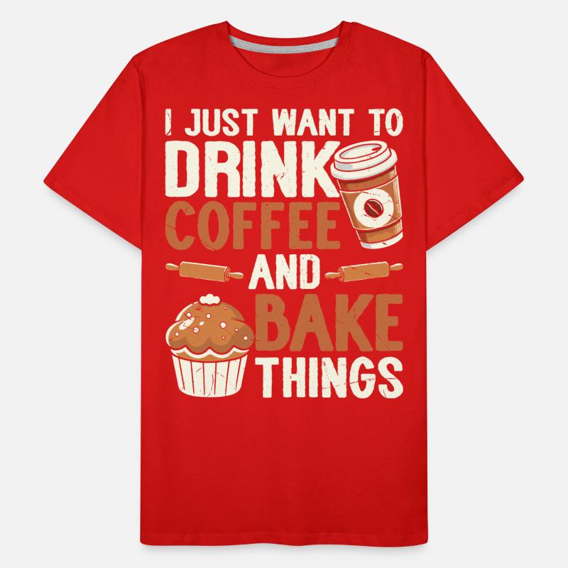 Baking Baker Bakery Men's Premium Organic T-Shirt