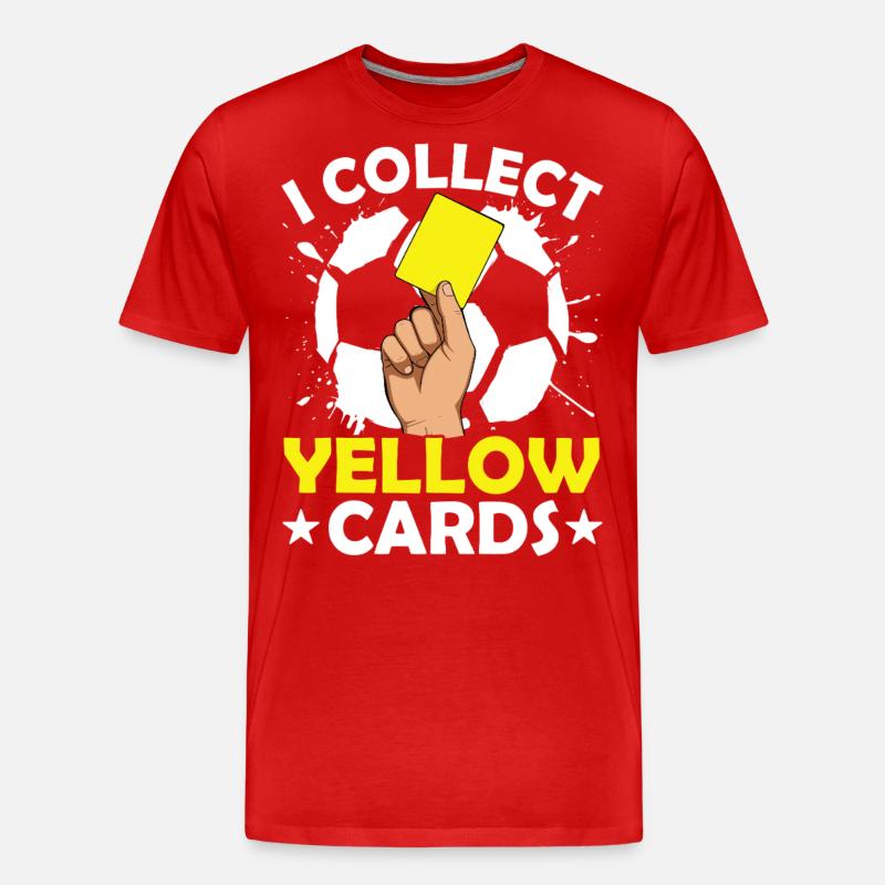Fußball - Männer Premium Bio T-Shirt - Rot