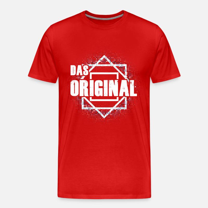 Das Original Partnershirt - Männer Premium Bio T-Shirt - Rot