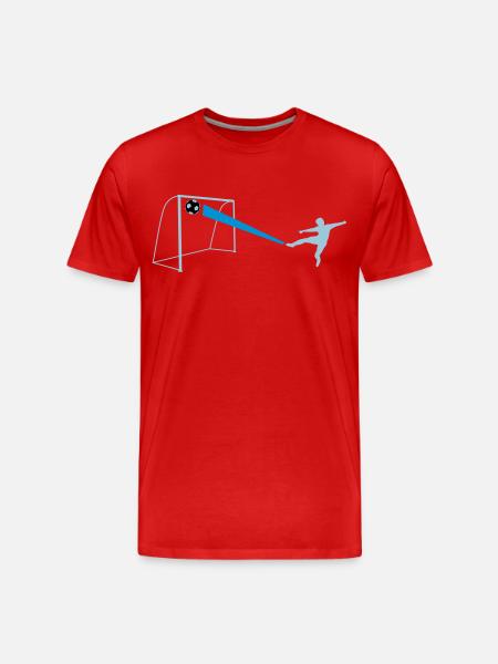 l'objectif - T-shirt bio Premium Homme - rouge