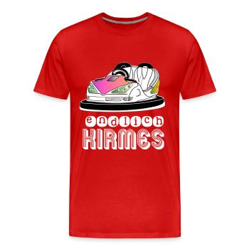 Endlich Kirmes Schausteller Boxauto Kirmesfans - Männer Premium Bio T-Shirt - Rot - Vorne - Damien (186cm)