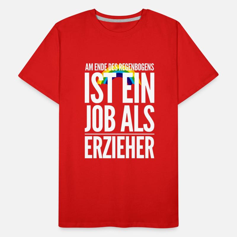 Training as an educator Educator Profession Gift Men's Premium Organic T-Shirt