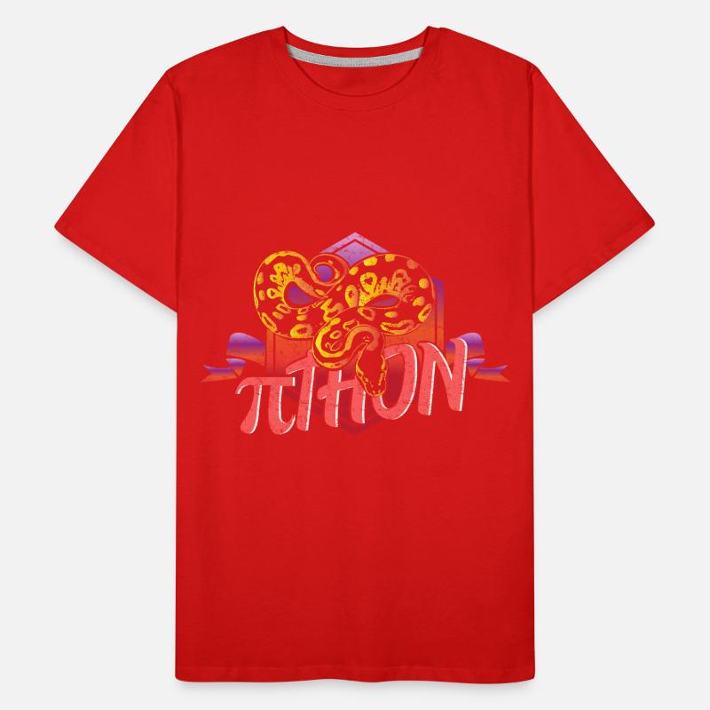 Mathématiques Pi Python T-shirt bio Premium Homme