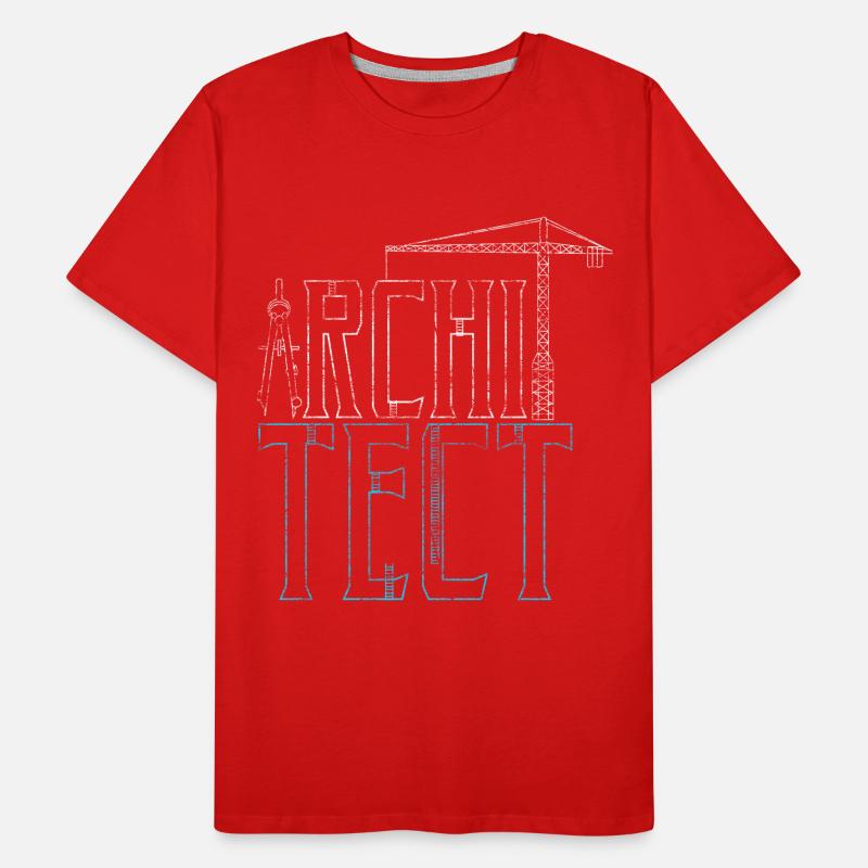 Cadeau d'architecte architecte T-shirt bio Premium Homme