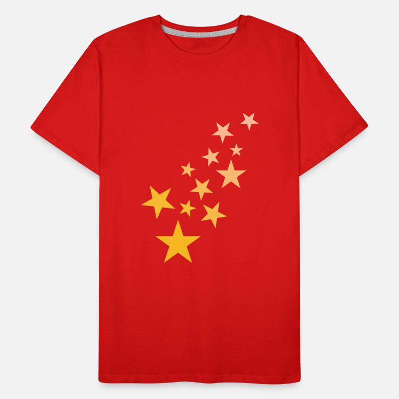 Star asterisk pattern starry sky Men's Premium Organic T-Shirt