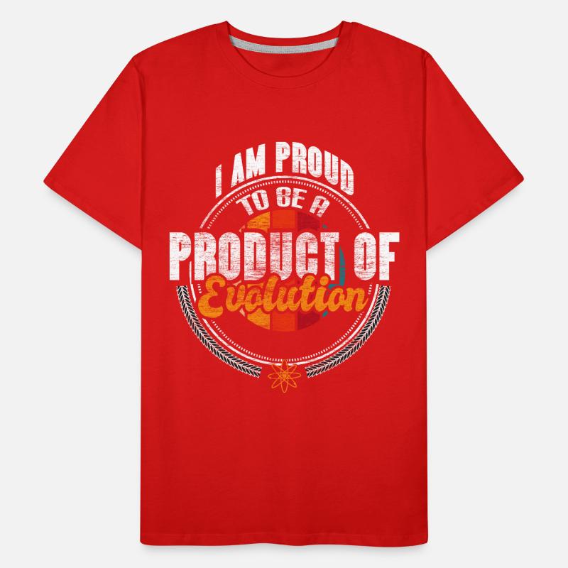 Evolution Man History Gift Idea Men's Premium Organic T-Shirt