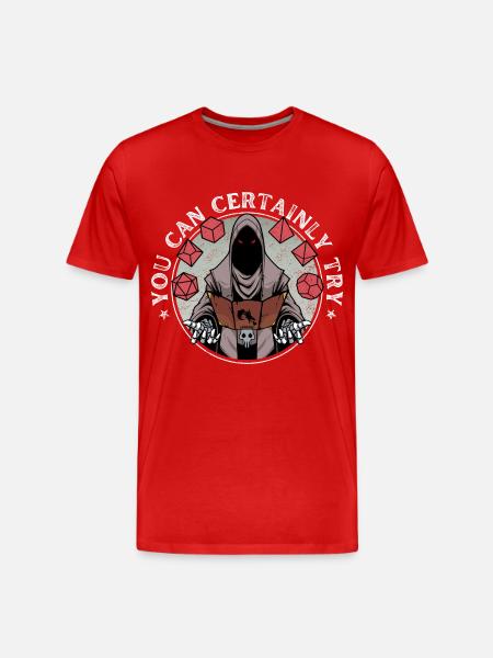 Dragons you can certainly try DM mystique - Men's Premium Organic T-Shirt - red