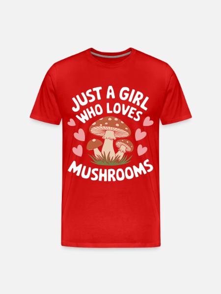 Champignons Champignons Champignon Champignon - T-shirt bio Premium Homme - rouge