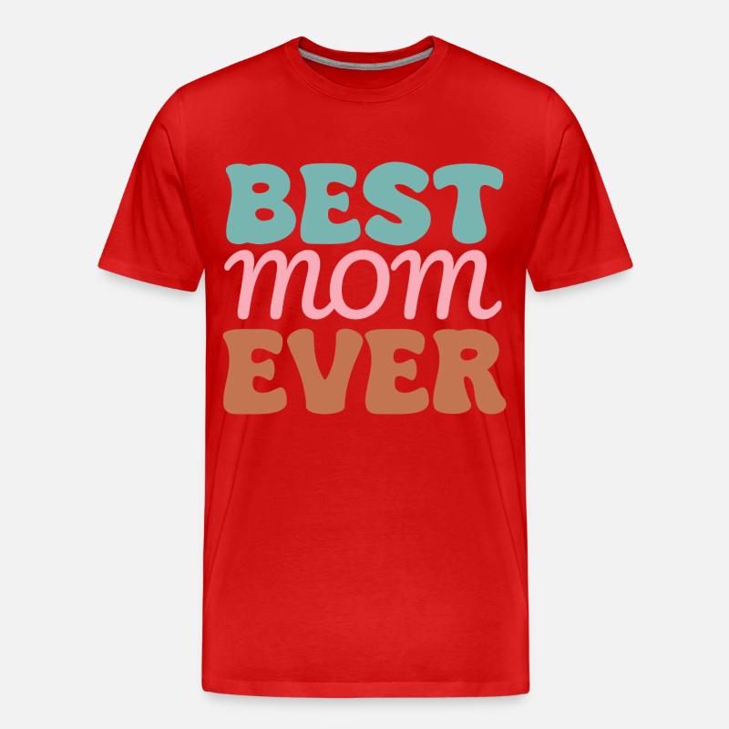 Mama - Männer Premium Bio T-Shirt - Rot