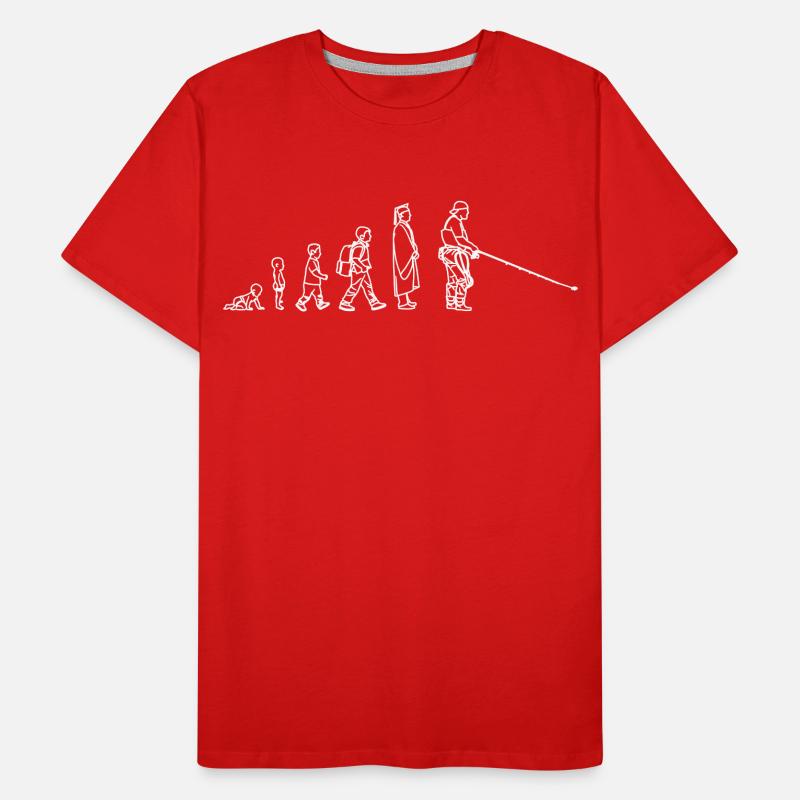 Évolution de la pêche T-shirt bio Premium Homme