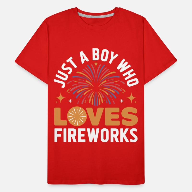 Pyrotechnics Fireworks Pyrotechnics Men's Premium Organic T-Shirt