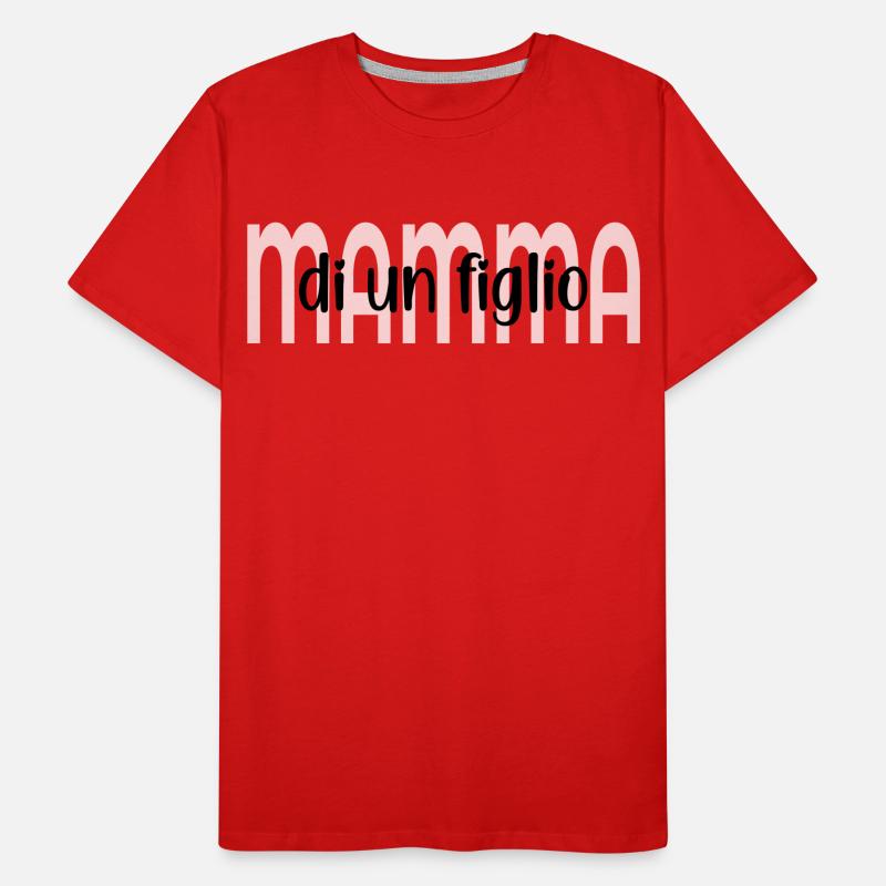 Mutter eines Kindes Männer Premium Bio T-Shirt