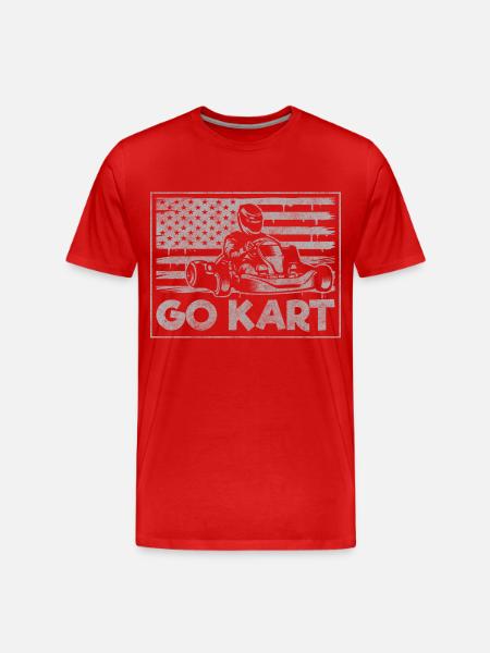 Kart Driver Winner Hobby - Men's Premium Organic T-Shirt - red