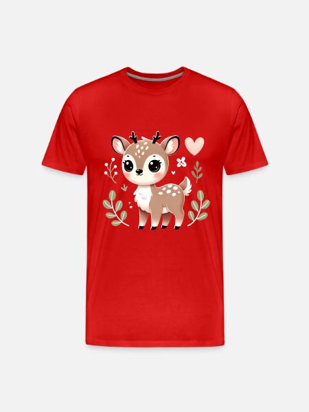 Adorable_D - Men's Premium Organic T-Shirt - red