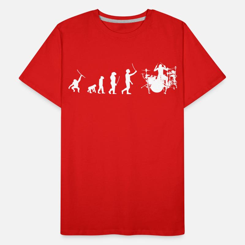 Batteur Evolution T-shirt bio Premium Homme
