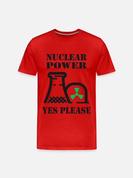 Atomkraft, ja tak, atomkraft - Herre Premium T-shirt økologisk - 