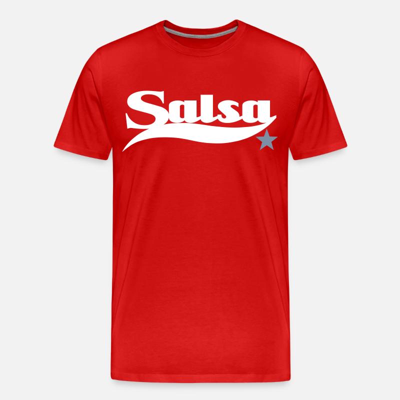 Salsa - Salsa Dance Shirt - Männer Premium Bio T-Shirt - Rot