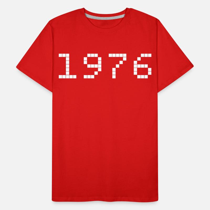 1976 Année de naissance T-shirt bio Premium Homme