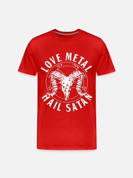 Satanisme 666 Satanistisk satanistisk satanistisk Satan Gaver - Herre Premium T-shirt økologisk - rød