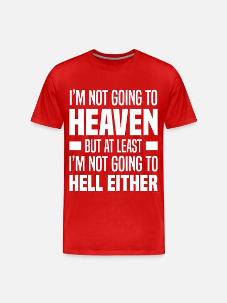 Atheismus - Männer Premium Bio T-Shirt - Rot