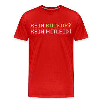 Informatiker Informatik Programmierer Entwickler - Männer Premium Bio T-Shirt - Rot - Vorne - Damien (186cm)