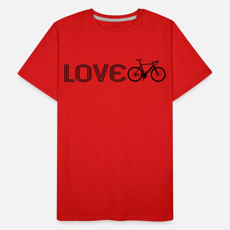 Fahrrad Männer Premium Bio T-Shirt
