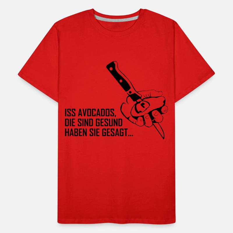 Avocado 7 Männer Premium Bio T-Shirt