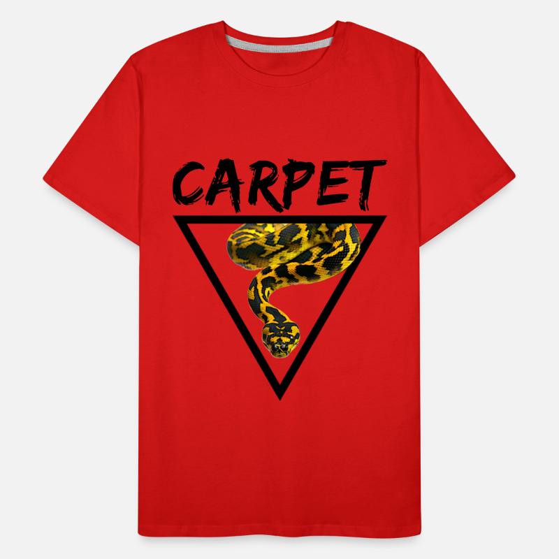 Tapis Python Geometric Snake Owner T-shirt bio Premium Homme