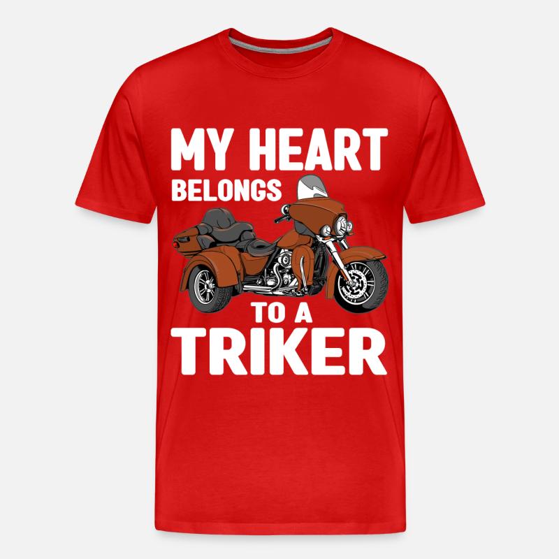 Triker - Männer Premium Bio T-Shirt - Rot