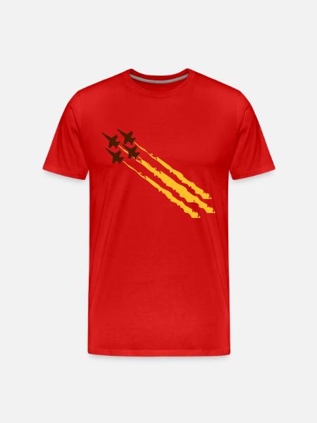 Tornadoes - Men's Premium Organic T-Shirt - red