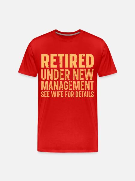 Retraités - T-shirt bio Premium Homme - rouge