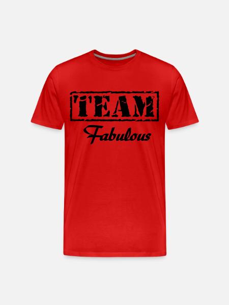 Team Fabulous - Männer Premium Bio T-Shirt - Rot