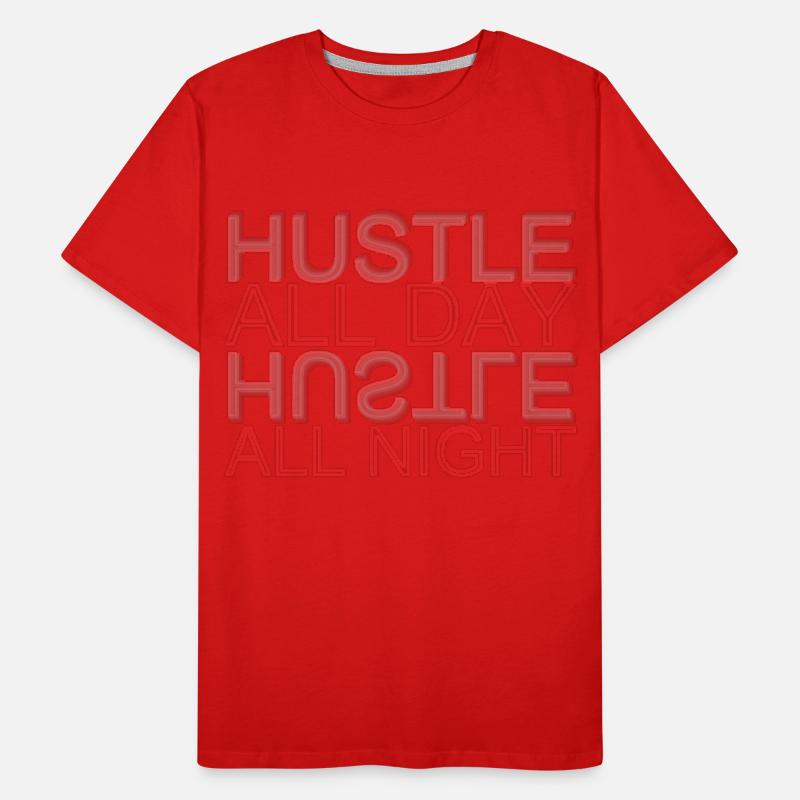 Hustle Work Men's Premium Organic T-Shirt