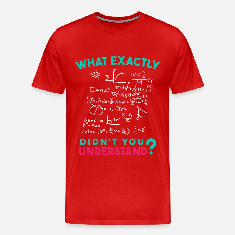 Physique Math Formule Blague - T-shirt bio Premium Homme - undefined