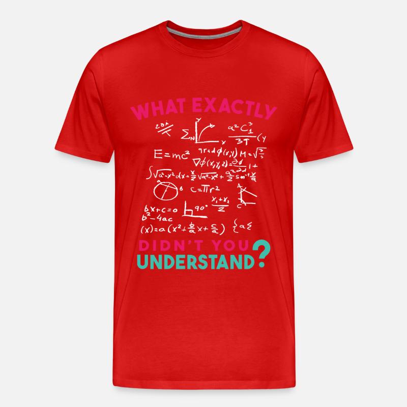Physique Math Formule Blague - T-shirt bio Premium Homme - undefined